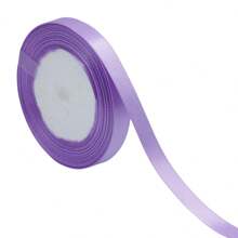 Rolo de fita de cetim premium - 12 mm de largura, 25 jardas - Cores sortidas para artesanato, embrulhos de presentes, decoração de festas e caixas de doces de Natal