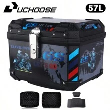 57L Motorrad Universal Topcase, für R1200GS R1250GS F800GS F850GS G310gs, große Kapazität Gepäckbox für Werkzeuge und Heckgepäck