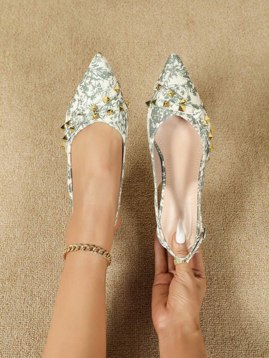 女士舒适柔软皮革休闲户外时尚优雅百搭一脚蹬穆勒鞋，修身 - 彩色 - 查看 1