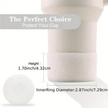 Sparkling Rhinestone Glitter Silicone Boot For Cups 20-40oz & Modern Trek Tumblers - Anti-Slip Sleeve Fits 2.8-2.9" Bases, Compatible With 30-40oz Models - 7.5CM - View 10