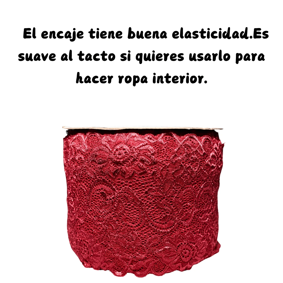 5 Meters Of Two-Tone Lace, 18 Cm Wide, Elastic. - Came - View 1