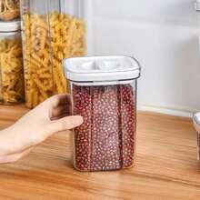 1pc Multi-Grain Sealed Food Storage Canister, Ideal For Preserving Food, Snacks, Coffee Beans, Sugar