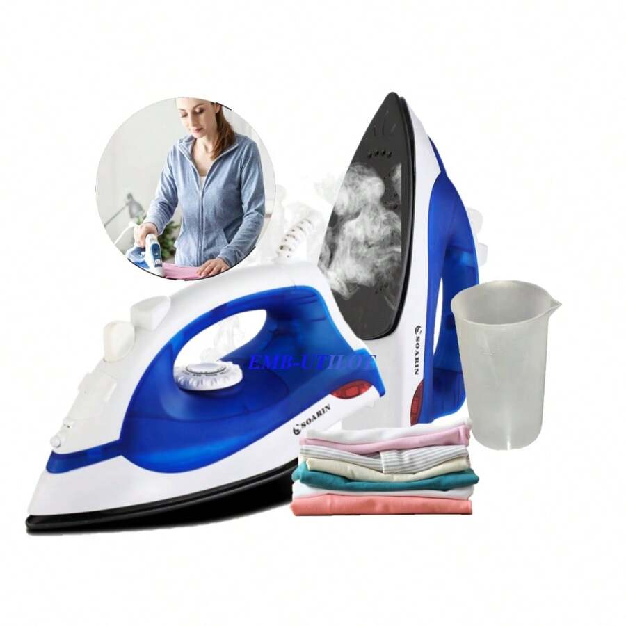 Steam Iron 110Volts Power 1200W With Indicator Light And Temperature Control With Measuring Cup Impeccable Finish - 查看 1