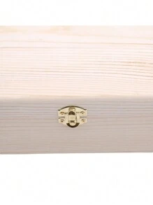 1pc Box Wooden Box Jewelry Necklace Organizer Jewelry Organizer Jewelry Organizer Antique Decor Pirate Treasure Chest Wooden Jewelry Wooden Treasure Chest Gift Box Clamshell Back To School