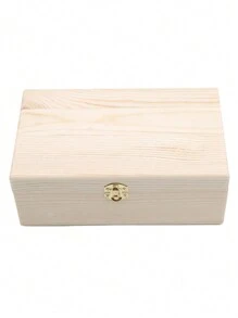 1pc Box Wooden Box Jewelry Necklace Organizer Jewelry Organizer Jewelry Organizer Antique Decor Pirate Treasure Chest Wooden Jewelry Wooden Treasure Chest Gift Box Clamshell Back To School