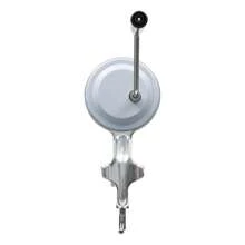 Pasta Maker Machine Nudelmaschine Manuell Edelstahl für Haushalten, Straßenständen, Restaurants, Geschäften, Kantinen, Supermärkten, Imbissbuden - Silber - Übersicht 11