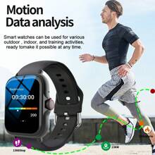 Smart Watch With Multiple Sports Modes, Message Reminders, Health Monitoring, Compatible With Android And Ios