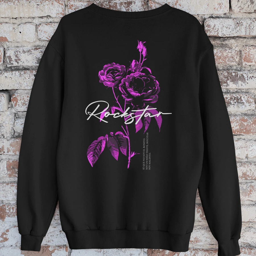 SUDADERA HOODIE JUNIOR H ROCKSTAR GORRO SAD BOYZ CT - Negro - Ver 1