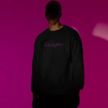 SUDADERA HOODIE JUNIOR H ROCKSTAR GORRO SAD BOYZ CT - Negro - Ver 4