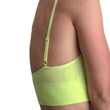 Top With Removable Pads And Thin Straps, Super Comfortable For The Gym - Hồng - Xem 9