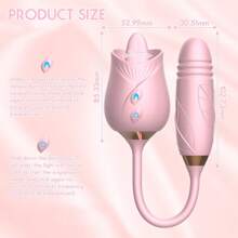 Vibrator Flower Shape G Spot Vibrator Intimate Nipple Vibrator Oral Licking Clitoris Vibrator Powerful Sex Toys For Women