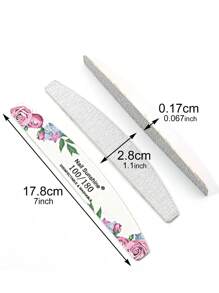 50 chiếc dũa móng tay 100/180 Grit, dũa móng tay hai mặt, dũa móng tay có thể giặt được, dụng cụ làm móng tay tái sử dụng, dành cho móng tay tự nhiên, móng tay acrylic, sử dụng tại nhà và tiệm làm móng - Hồng - Xem 7