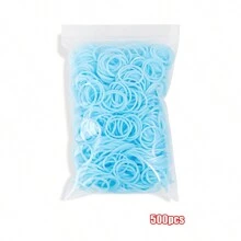 Paquete de 500 piezas de bandas elásticas de goma de diversos colores, diámetro de 16mm, para oficina, escuela, hogar, empaquetado de la vida diaria, duraderas y resistentes