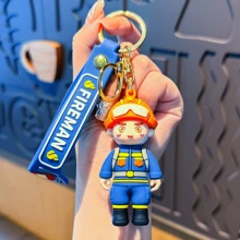 1pc Military Special Forces Cartoon Figure Keychain, Suitable For Bag Decoration, Gift For Friends - Multicolor - View 14