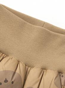Balabala Baby Hose mit hoher Taille, warme Winter 2024 Kollektion für Jungen & Mädchen - Kaffeebraun - Übersicht 6