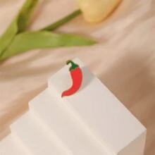 Cartoon Red Chili Enamel Pin Custom Decorative Brooches Ornaments Lapel Bag Badges Jewelry Gifts Pin