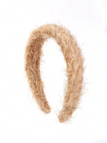 1 szt. Elegancka opaska z frędzlami, gąbczasta siateczka do włosów, ozdoba do włosów w stylu vintage, odpowiednia do codziennego noszenia i na prezent - Wielokolorowe - Zobacz 7