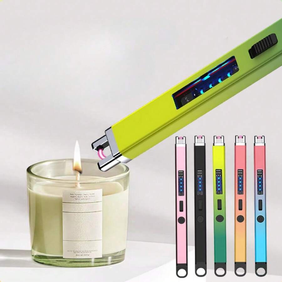 3 Accendini Elettronici USB Ricaricabili - Antivento, Senza Fiamma, Doppia Accensione - Foto 5