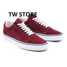 Women's Men's Old Bordo Old Super Light Wine Bordo Sneakers Immediate Shipping - BẢNG - Xem 1