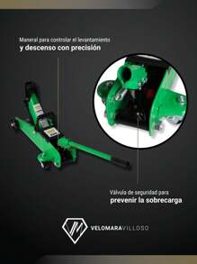 2 Ton Portable Hydraulic Jack For Car With Mechanic Tool Case - Green - View 5