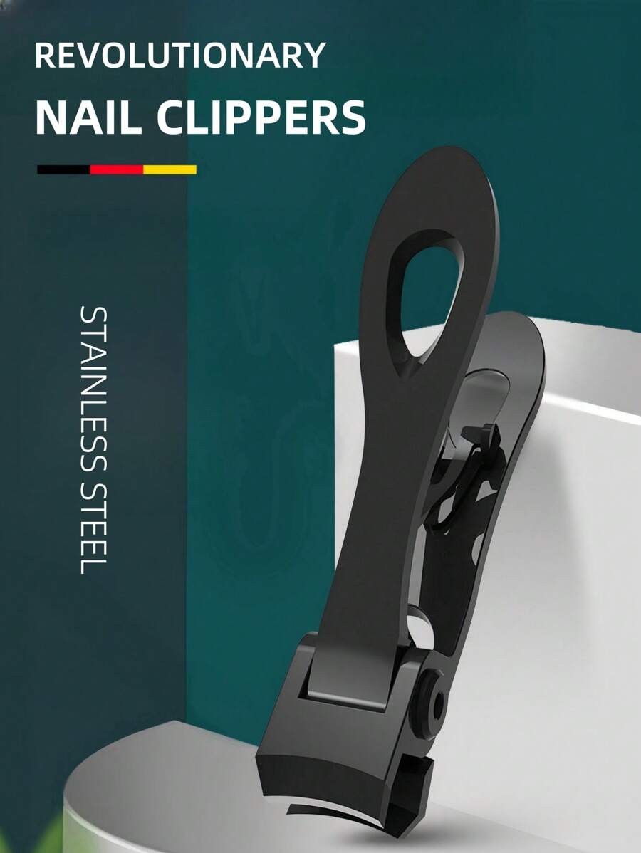 Premium Sharp Blade Nail Clipper, Stainless Steel Nail Cutter Wide Opening Nail Trimmer Manicure Pedicure Tools For Salon Home - Multicolor - View 1