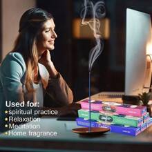 20 sztuk/pudełko Asortyment kadzidełek - kojące aromaty do jogi, medytacji czakr, aromaterapii w pomieszczeniach i wystroju wnętrz - wanilia, smocza krew, jaśmin, lotos, lawenda, kokos, lilia, czerwona róża, drzewo sandałowe, cynamon, zapach dla kobiet, Premium Hand-Dippe, 10 popularnych zapachów