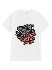 Unisex StreetWear T-Shirt 100% Cotton NEW! - trắng - Xem 2