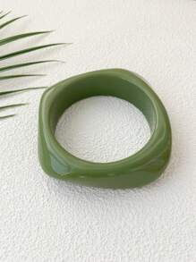 1pc Women's Minimalist Asymmetric Multicolor Semi-Transparent Bracelet, Fashionable & Versatile - Bracelet - View 5