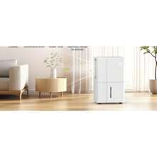 COWSAR 4500 Sq.Ft Dehumidifier,  Energy Star Dehumidifier With Wheels For Medium To Large Basement, Bedroom, Bathroom, Office - 50 Pints, 4 Modes, LED Display, 24H Timer, Whisper-Quiet, 1.7 Gallon Tank - 白色 - 查看 10