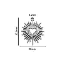 1 件不锈钢吊坠饰品吊坠不对称吊坠 DIY 耳环项链适用于珠宝制作用品 - 吊墜 - 查看 2