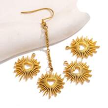 1 件不锈钢吊坠饰品吊坠不对称吊坠 DIY 耳环项链适用于珠宝制作用品 - 吊墜 - 查看 5