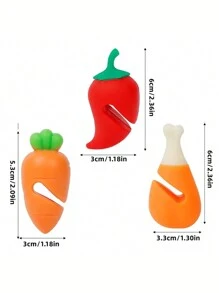 3pcs/Set Silicone Pot Lid Holder, Anti-Spill Heat Resistant Pot Cover Lifter Stand, Halloween Christmas Kitchen Tool, Crab Shaped Cute & Practical Pot Rack, Mother's Day Easter, Halloween Gifts - Multicolor - View 4