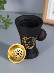 1 pezzo Nuovo bruciatore di incenso in resina dal design semplice e rotondo, portatile e resistente al calore, adatto per la decorazione domestica, ufficio, festival, yoga, può essere utilizzato come regalo per le feste, decorazioni rama, decorazioni rama - Multicolore - Visualizzare 3