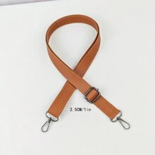 Adjustable Replacement Shoulder Strap For Bags Wallets Made Of Full Grain Microfiber Leather Gold And Silver Metal Hardware Gifts For Women - Brown - View 18