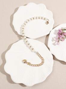 1件装心形提花柔软宠物项圈，适合小型猫狗室内外使用（不适合大型犬） - 黑與白 - 查看 8