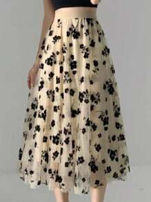 MIA MIA FASHION SKIRT - Beis - Ver 2