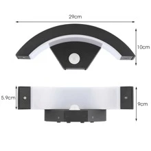 OYAJIA Außenwandleuchten, Außenbeleuchtung für Garten, Weg, Terrasse