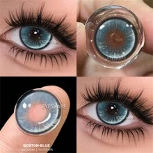 AMARA Natural Color Lens Eyes 2pcs Blue Colored Contact Lens For Eyes Yearly Beautiful Makeup Contact Lenses - Yearly Disposable - View 15