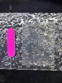 10片纯手工美甲杏仁甲型手绘法式3d立体捏花工艺立体造型胶水用途广泛，可以送给朋友女朋友当生日礼物也可以自己佩戴。 - 彩色 - 查看 3