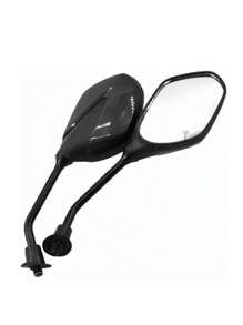 2pcs Universal Motorcycle Mirrors, Motorcycle Accessories, Motorcycle Rearview Mirror - 黑色 - 查看 3