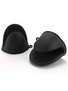 2 Pieces Of Silicone Heat-Insulated Hand Clips, Oven And Microwave Anti-Scald And Anti-Slip, High Temperature Resistant Gloves, Kitchen Silicone Hand Clips - Microwave Oven Gloves - Prevent Burns Silicone Gloves - Perfect For Baking And Grilling - Multicolor - View 8