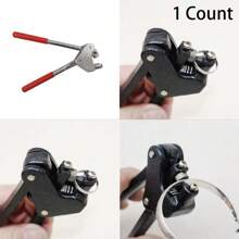 1 Kìm thước thép khắc thủ công màu đen/đỏ, nhỏ gọn và tiện lợi để khắc ký tự hoặc hoa văn trên kim loại, nhựa và các vật liệu khác - Kìm khắc - Xem 7