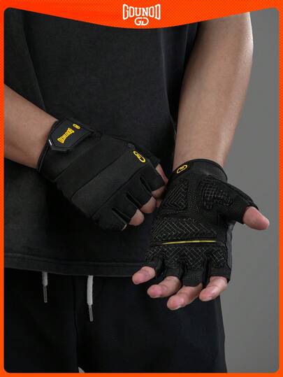 GOUNOD 1 pereche de mănuși de ridicare a greutăților cu antiderapante, mănuși de antrenament pentru sală, ciclism, exerciții, super ușoare pentru bărbați și femei. Accesorii de sală, sport, sală de sport, exerciții acasă, mănuși de sală pentru femei, mănuși de box, mănuși de sală, mănuși de sală, mănuși de sală pentru bărbați