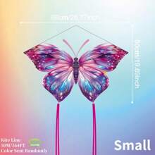 طائرة ورقية بتصميم فراشة مرصعة بالراين بورد، تحتوي على خيارات حافة بيضاء، تشمل الإصدارات المجوفة والمحددة الحواف المشحونة عشوائيًا. طائرة ورقية بفراشة نجمية، طائرة ورقية بفراشة إبداعية، طائرة ورقية بفراشة كريستالية، هدية عطلة إبداعية، ترفيه في الهواء الطلق في حديقة الشاطئ، متعة في الهواء الطلق عالية الأداء، ترفيه لأفراد الأسرة لا ينتهي، سهلة التجميع. عرض خاص في والكريسماس! - وردي - مشاهدة 2