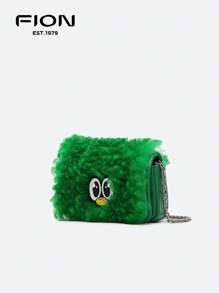 FION X Super Fr E-Ak Crossbody Shoulder Bag Anime Cute Cartoon Bag For Girls,Green FCAWVHU001