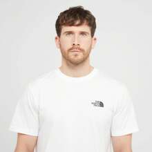 The North Face Mens SS Simple Dome T Shirt - White - View 3