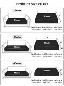 1 Vỏ bọc ghế sofa hoa nhỏ, Vỏ bọc đàn hồi đa năng, Đệm ghế sofa chống trượt, Vỏ bọc tựa lưng đa năng mọi mùa, Thích hợp để bảo vệ ghế sofa phòng khách, ghế sofa chữ L và ghế sofa 1, 2, 3, 4 chỗ ngồi - xám nhạt - Xem 3