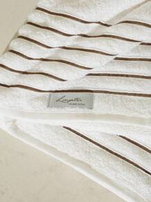 Kit 3 Toalha de Banho Grande Grossa Orfeu 72x130 cm 100% Algodão - Branco - Visão 3