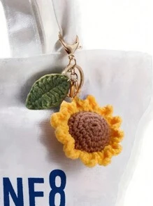 1/2/5件钩针向日葵钥匙扣 可爱钥匙圈 钱包 包 背包 汽车挂饰 耳塞盒 配饰 女士女孩礼物。创意钥匙扣、背包挂件、包饰、生日礼物、派对小礼品,钩针向日葵钥匙扣 可爱钥匙扣 钱包 背包 汽车挂饰 耳塞盒 配饰 女士女孩礼物。创意钥匙扣、背包挂件、包饰、生日礼物、派对小礼品 - 向日葵吊墜B - 查看 4