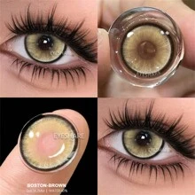 AMARA Natural Color Lens Eyes 2pcs Blue Colored Contact Lens For Eyes Yearly Beautiful Makeup Contact Lenses - Yearly Disposable - View 12